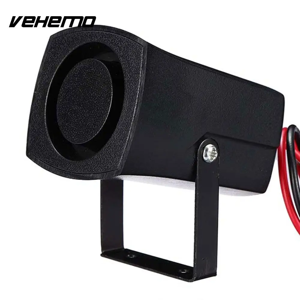 Vehemo 12V Air Horn Siren Security Alarm Car Horn Car Alarms Auto Horn