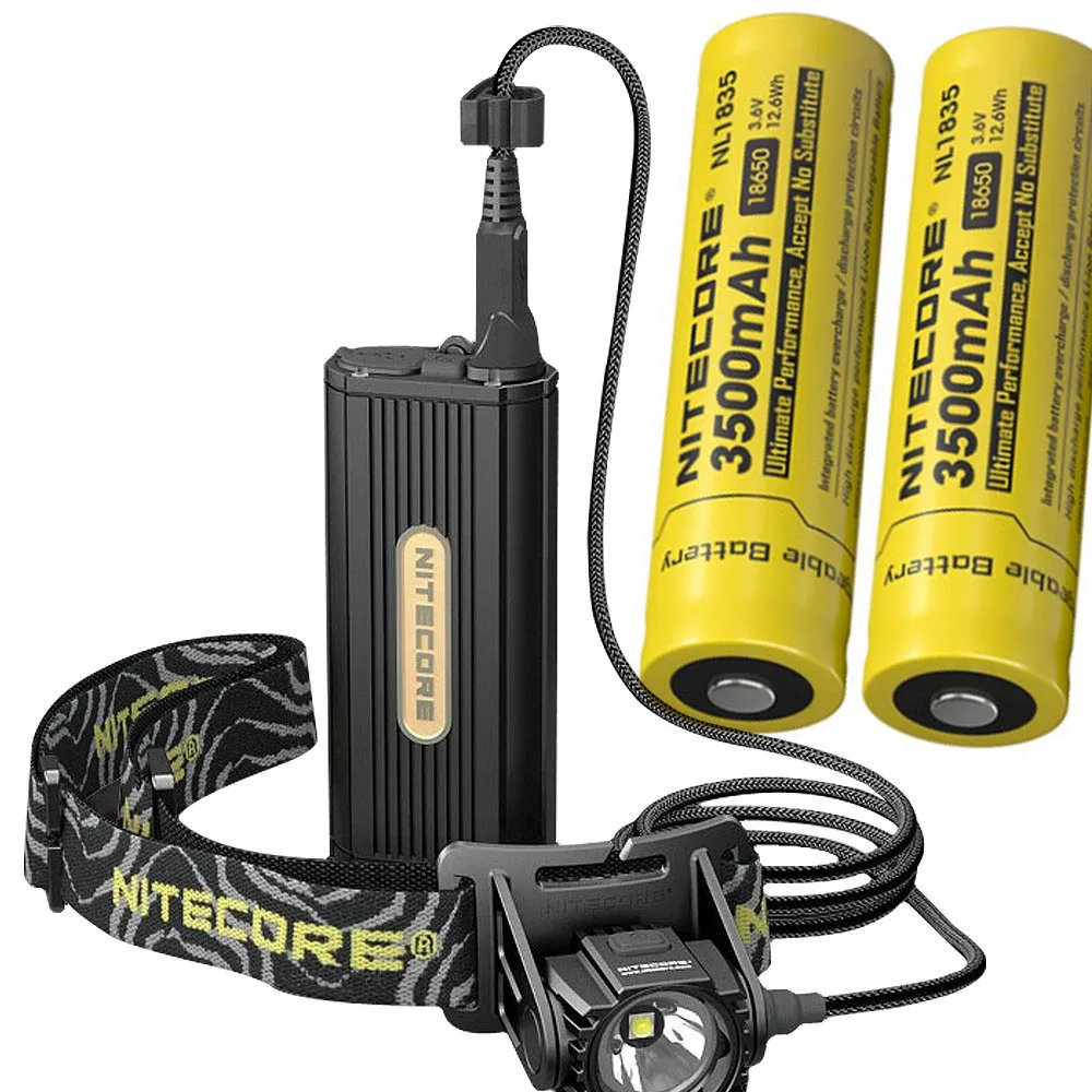 

NITECORE HC70 Head Light CREE XM-L2 U2 LED max 1000LM beam distance 182 meter rechargeable headlight outdoor headlamp + battery