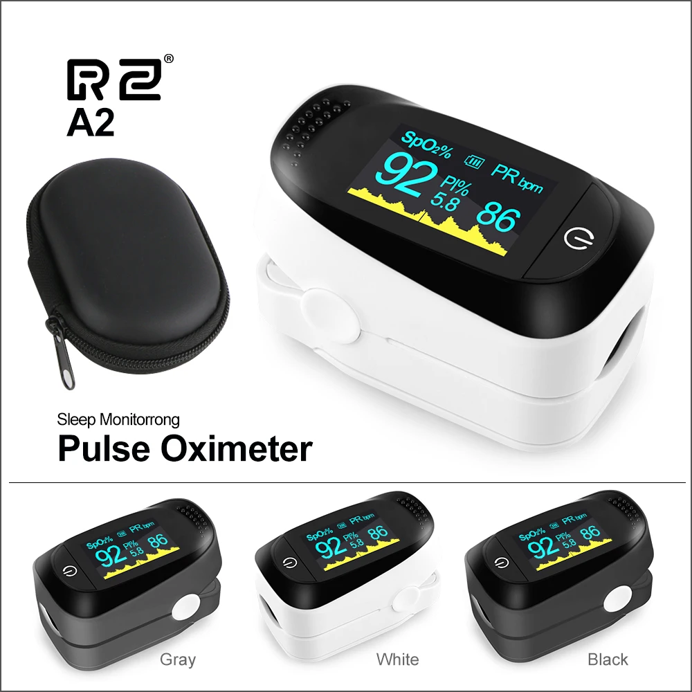 

RZ Portable Finger Oximeter fingertip Household Health Monitors Pulsioximetro Heart Rate Saturometro Pulse Oximeter Oximetro