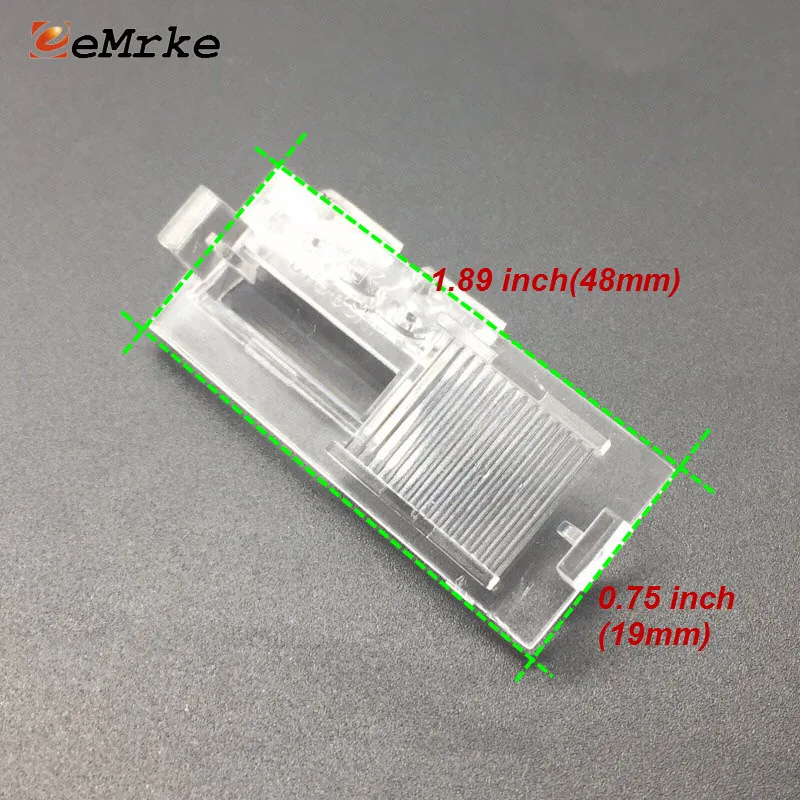 EEMRKE заднего Камера кронштейн Подсветка регистрационного номера Корпус крепление для Citroen C2 C3-XR Elysee DS3 DS5 DS6 DS 5 LS
