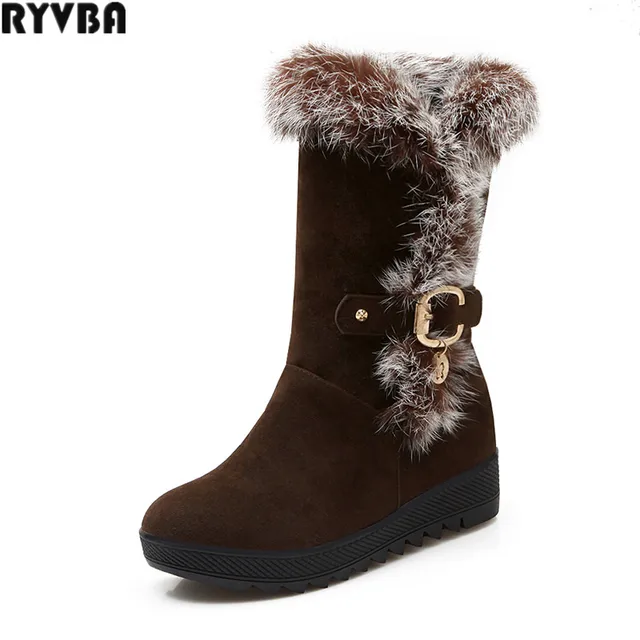 nubuck leather in snow