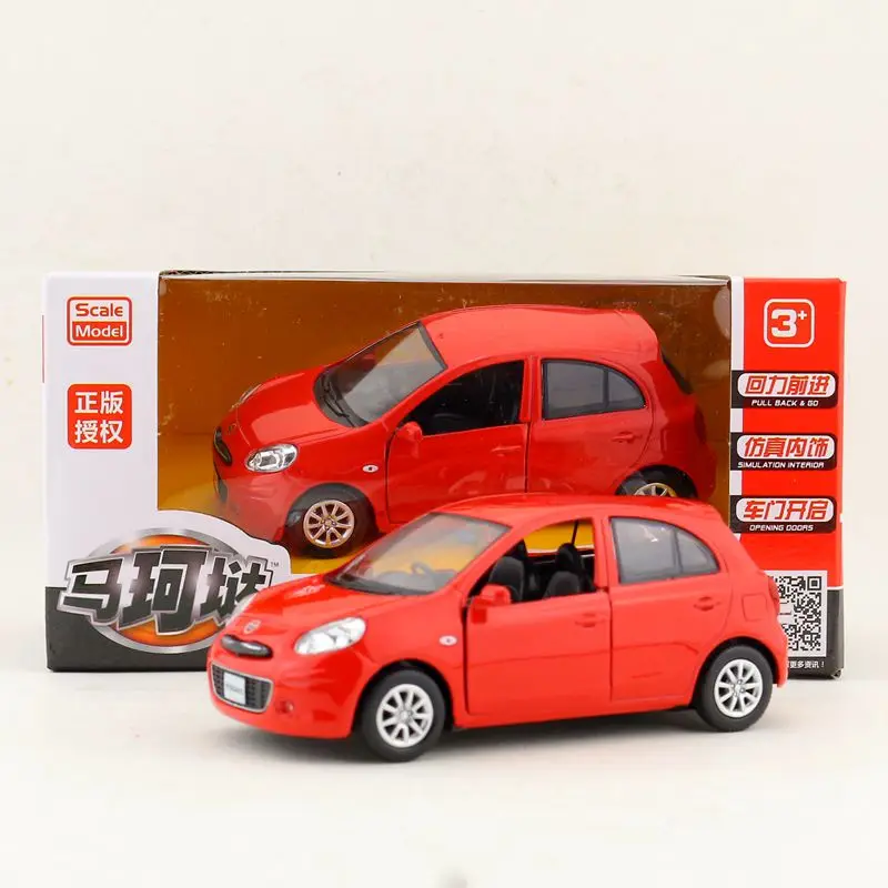 1 шт. 1:28 12 см deliacy RMZ City Nissan Micra Автомобильная игрушка/машинка Весы Модель автомобиля мальчик игрушка подарок