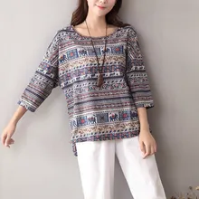 Floral Print Women’s Blouses ladies Shirts Autumn Tops Casual Plus Size blouse shirt fashion korean 2016 new blusas female