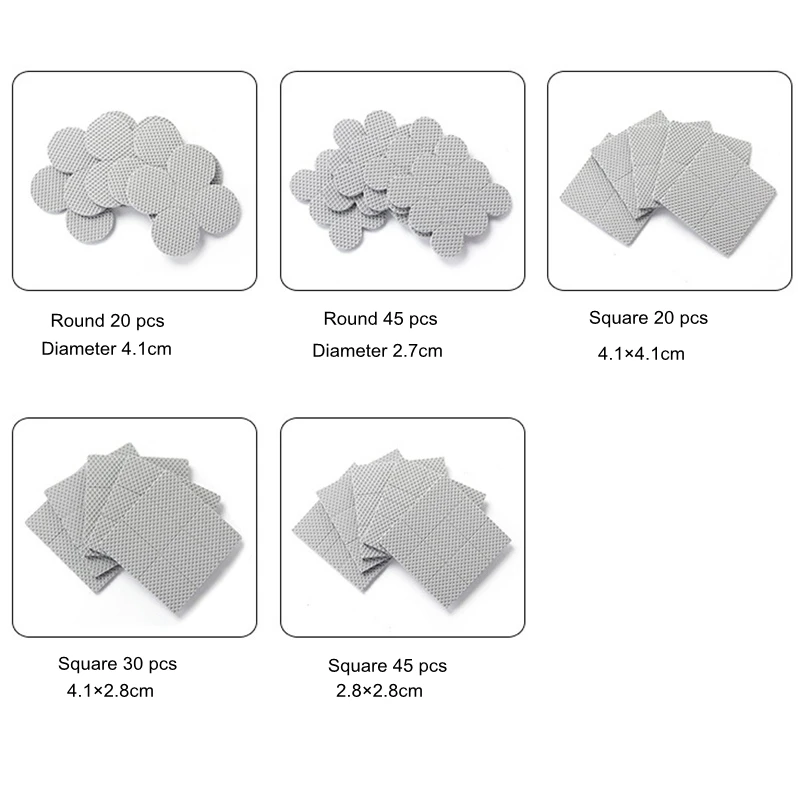 20-45pcs Self Adhesive Furniture Leg Feet Non Slip Rug Felt Pads Anti Slip Mat Soft Close Fittings For Chair Table 1