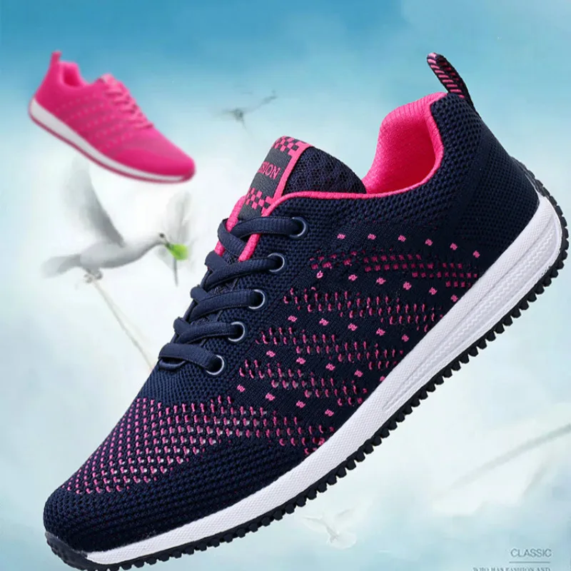 

Sneaker women 2018 summer breathable net (gas net) running shoes, anti-skid lightweight women's shoes. Size35-41