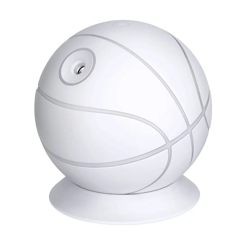

Air Purifier USB Charging LED Lights Essential Oil Office Basketball Shape Humidifier Portable Electric Moisturizing Home Use