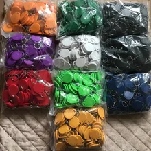 D21 записываемых брелоков Desfire2K информационные Брелоки для ключей брелки IC 13,56 МГц RFID тег пассивные карты 100 шт./лот