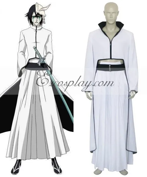 Bleach Cuarto Espada Ulquiorra Schiffer Cosplay Costume E001cosplay