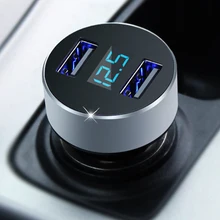 Автомобильное зарядное устройство 5 В 3.1A Быстрая зарядка двойной с usb-портом, светодиодная Зажигалка для автомобильного зарядного устройства для iPhone