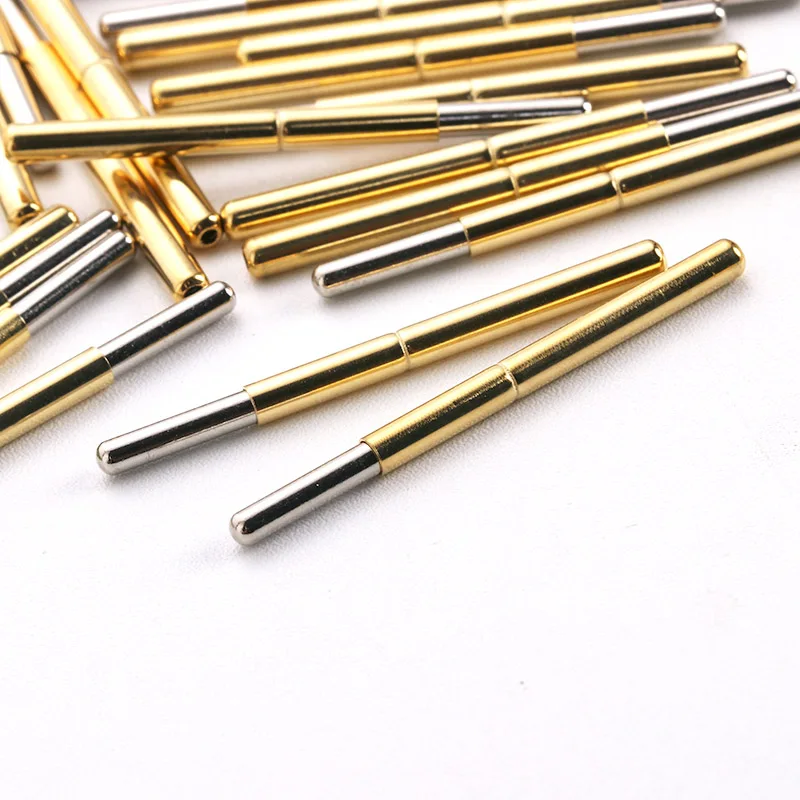 Conventional Electronic Test Probe 34mm P156-J Needle 100 Pcs/Pack Safety Spring Nickel Plated Electronic Probe Spring Probe