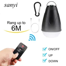 Дистанционное управление кемпинг фонарь 3 режима наружное средство от комаров портативный палатка свет для кемпинга с дозаправкой лампы