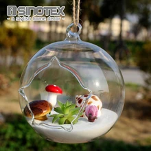 Подвесная стеклянная ваза DIY посадки гидропонного растения Цветочный контейнер пентаграмма домашний сад декорированный Террариум украшение стола для дома