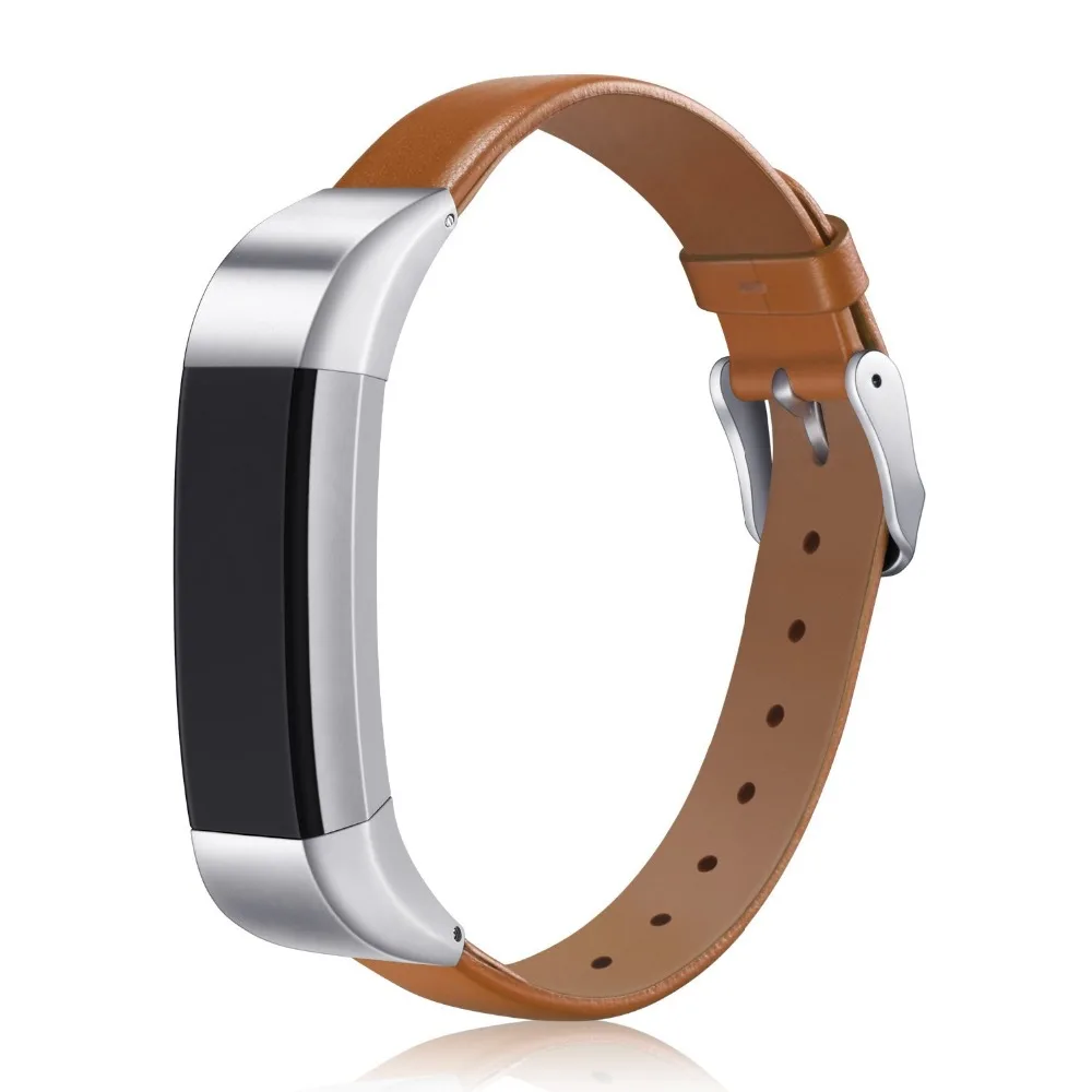 KINGBEIKE 100% Genuine Leather WatchBands For Fitbit Alta Smart Watch Band Replace Watch Bracelet Strap Accessories KINGBEIKE 100% Genuine Leather WatchBands For Fitbit Alta Smart Watch Band Replace Watch Bracelet Strap Accessories