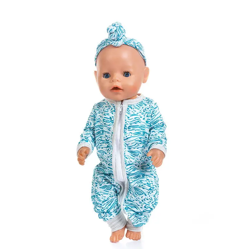 Новые комбинезоны подходят для 43 см Baby Doll 17 дюймов Born Doll Одежда - Цвет: s1