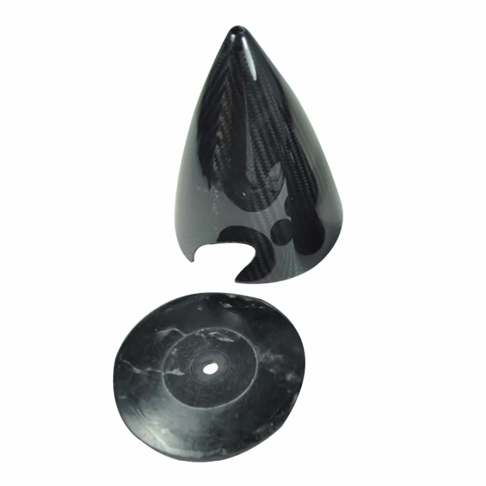 

RC Gasoline Airplane Model Accessory 4.5 inch Cone Carbon Fiber Spinner 2 Blades