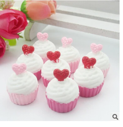 

100 pieces Resin Sweet Kawaii Icecream accessory for DIY decorate