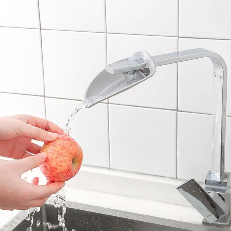 Переносной кран удлинитель водосберегающий сплошной цвет удлинитель для смесителя инструмент помощь детям мытье рук ванная комната кухонный инструмент