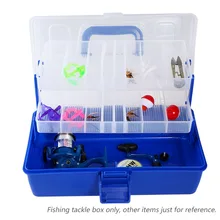 Lixada 3 слоя водонепроницаемый рыболовные снасти коробка Карп рыболовные Крючки приманки Pesca чехол для хранения пластик 30*17*14 см
