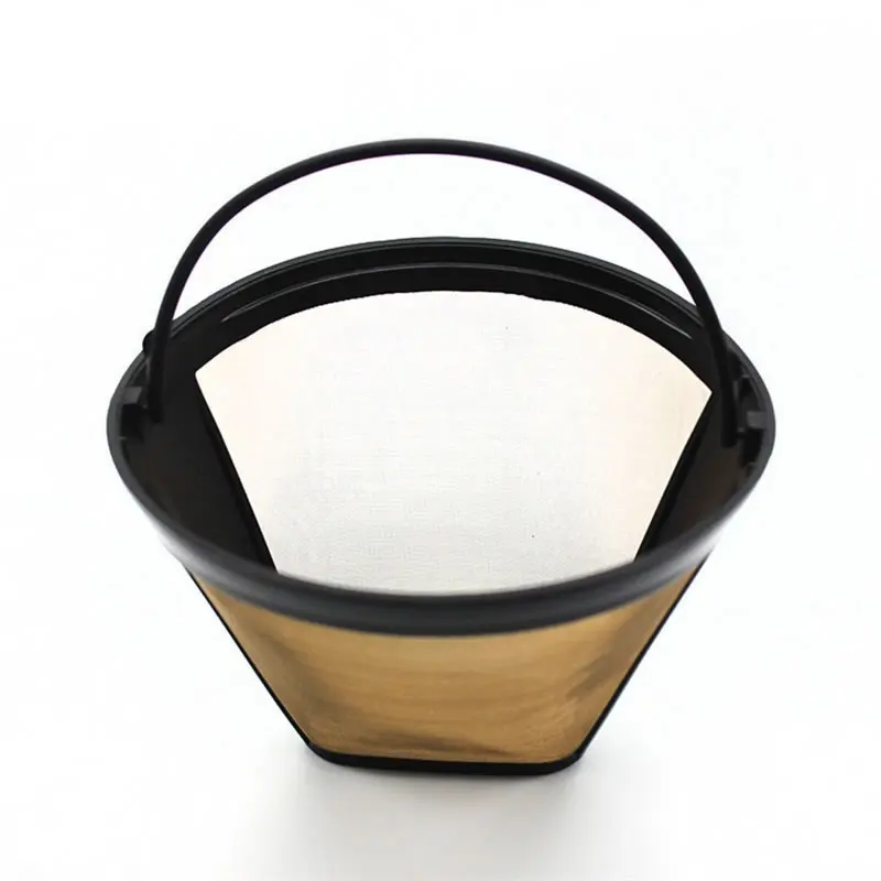 Buy Stainless Steel Reusable Cone Coffee Filter Coffee