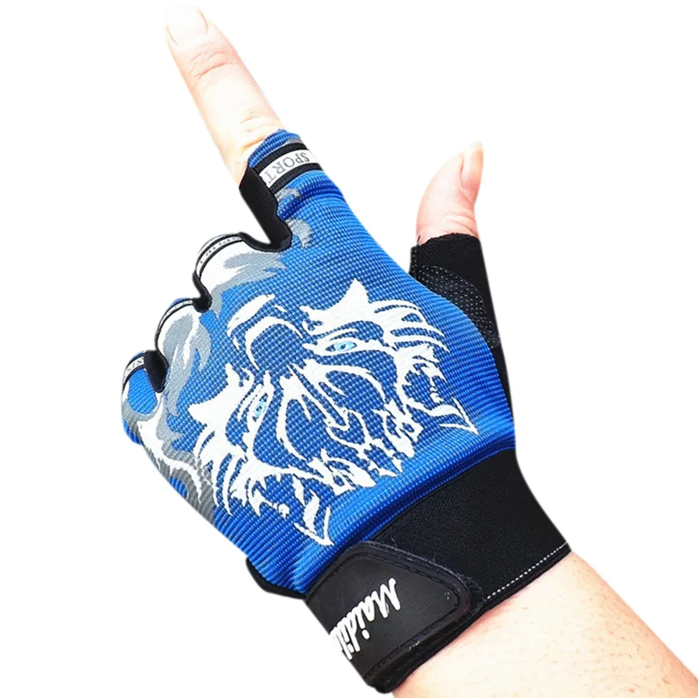 Antiskid MotorcycleFitness Breathable Wolf Head Gloves 8.31-in Gloves