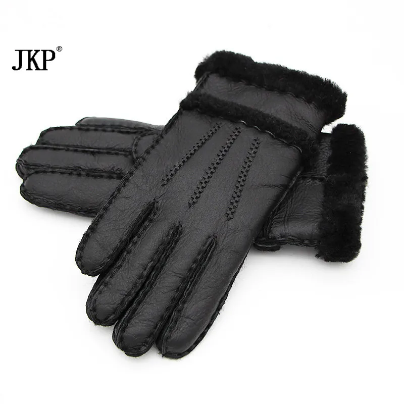 Модные зимние женские перчатки, кожаные теплые перчатки и перчатки из теплой кожи черного цвета. Высокое качество. Очень красивые