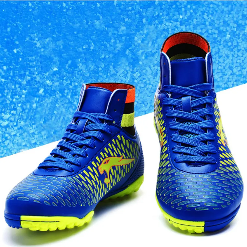 

Long Nail soccer shoe 2019 New High Quality Leather sneakers Outdoor Waterproof Slip-proof Nail-breaking Training Men's Shoes