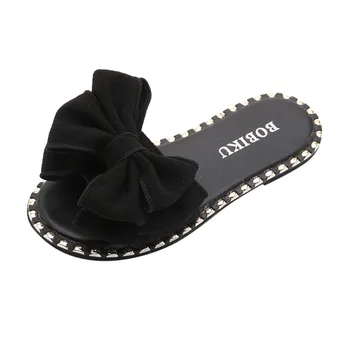 

ARLONEETChildren Shoes For Girls Slipper 2019Summer Sandals Kids Girls Princess Slippers Fashion Beach Shoes With Bow flip flops