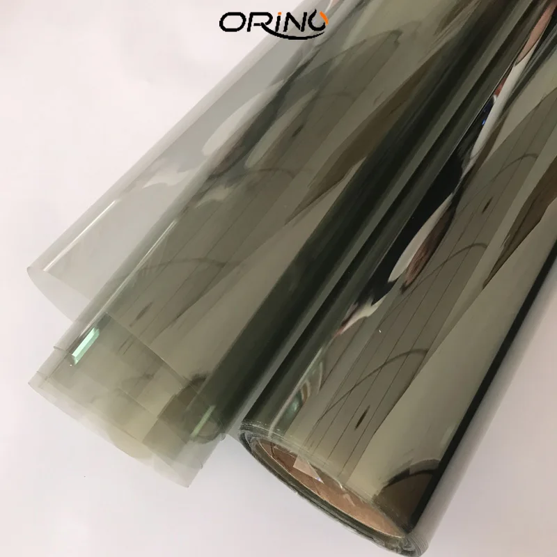 ORINO 0,5*3 м серый УФ+ изоляция цветные плёнки на окна машин VLT 70% 2 слоя на лобовое стекло автомобиля для защиты от прямых солнечных лучей пленка