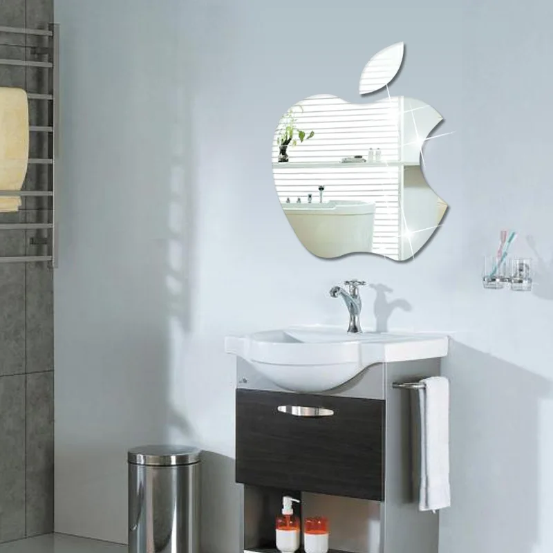 foreign trade goods stickers 3d stereo wall sticker apple logo
