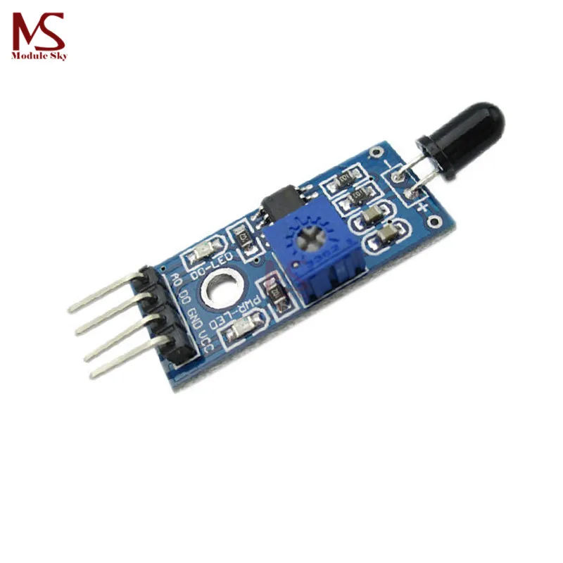 

2pcs Flame Sensor Module Ignition Source Fire Detection Module Detects IR Infrared Receiver Module