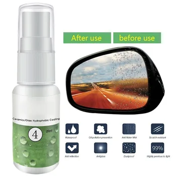 

New Car Anti Rain Agent Multifunctional Ceramic/Glass Nano Hydrophobic Coating Windshield Rainproof Agent Spray