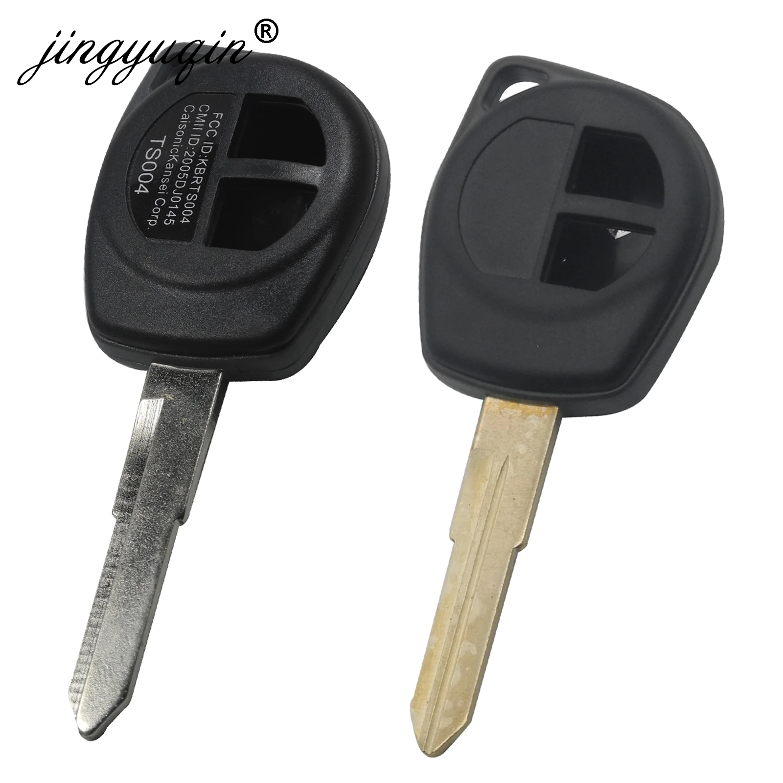 jingyuqin 10pcs/lot 2 Button Uncut Remote Key Fob Key Case For Suzuki
