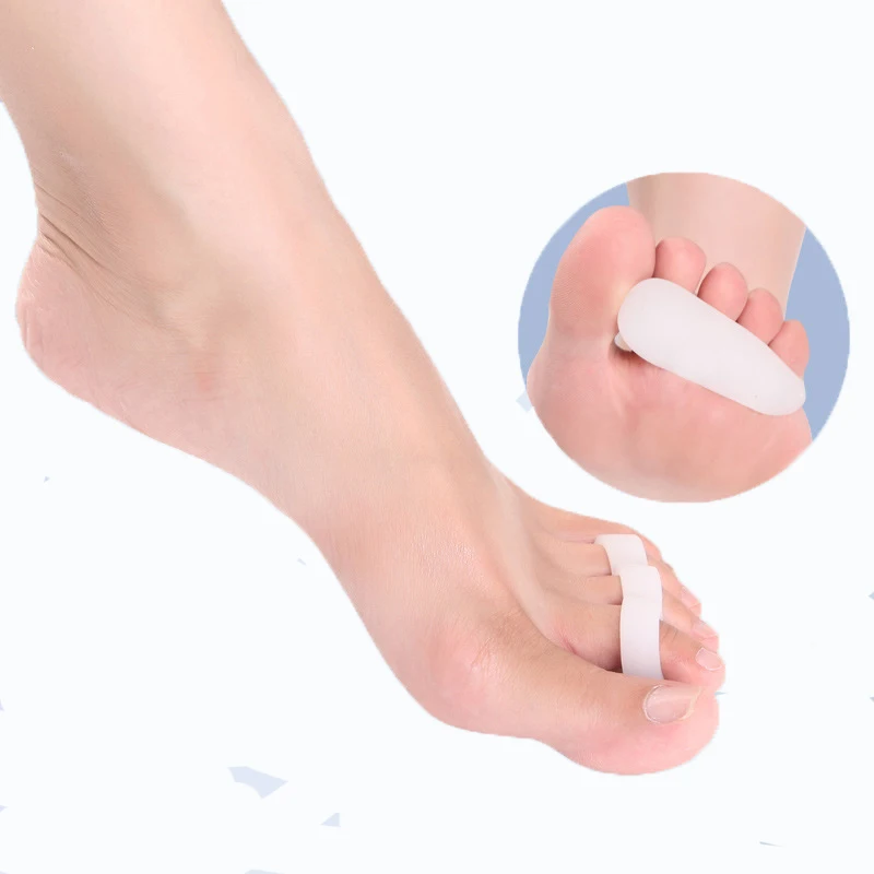 

1Pair=2Pcs Soft Silicone Finger Spacer For Manicure Toe Separator Pedicure Nail Tool Flexible Soft Silica Gel Toe Separator