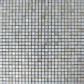 

Mother of pearl tile thickening square white kitchen backsplash shell mosaic bathtub tile; bathroom wall flooring covering tile