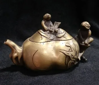 

Brass monkey teapot craftwork
