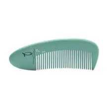 Выгравированы ваш логотип пузырь рыбы Натуральные Прямые карманные деревянные расчески 14*4,7*0,9 см FH-10397