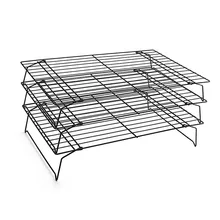 3 слоя с антипригарным покрытием охлаждающая стойка чистая торта печенье выпечка хлеб сдобы сетка мат Держатель воздухоохладитель для Пособия по кулинарии выпечки инструменты