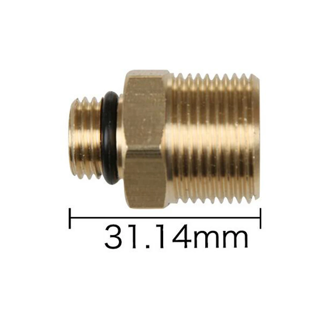 M22/14 to G1/4 Pressure Washer Connector Snow Foam Lance Adaptor Gold, Durable and High Strength