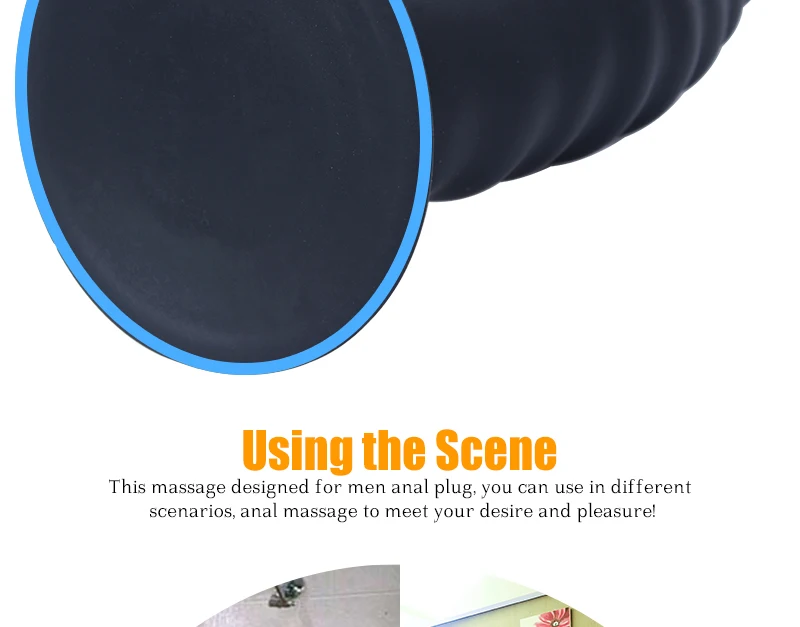 LURE gay sucker anal plug Silicone beads prostate massager anal dilator ball buttplug sex toys for woman men adult erotic shop 12