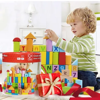 

80 Water-Based Paint Blocks Eucalyptus Assembled Educational Toys For 1-2-6 Years Old Boys and Girls