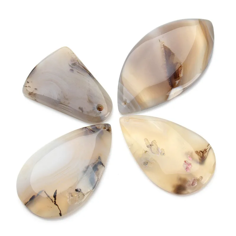 

2pcs/lot Beige Irregular Drusy Crystal Beads Natural Quartz Gem Stone Charms Pendants jewelry for DIY Making Materials F2733