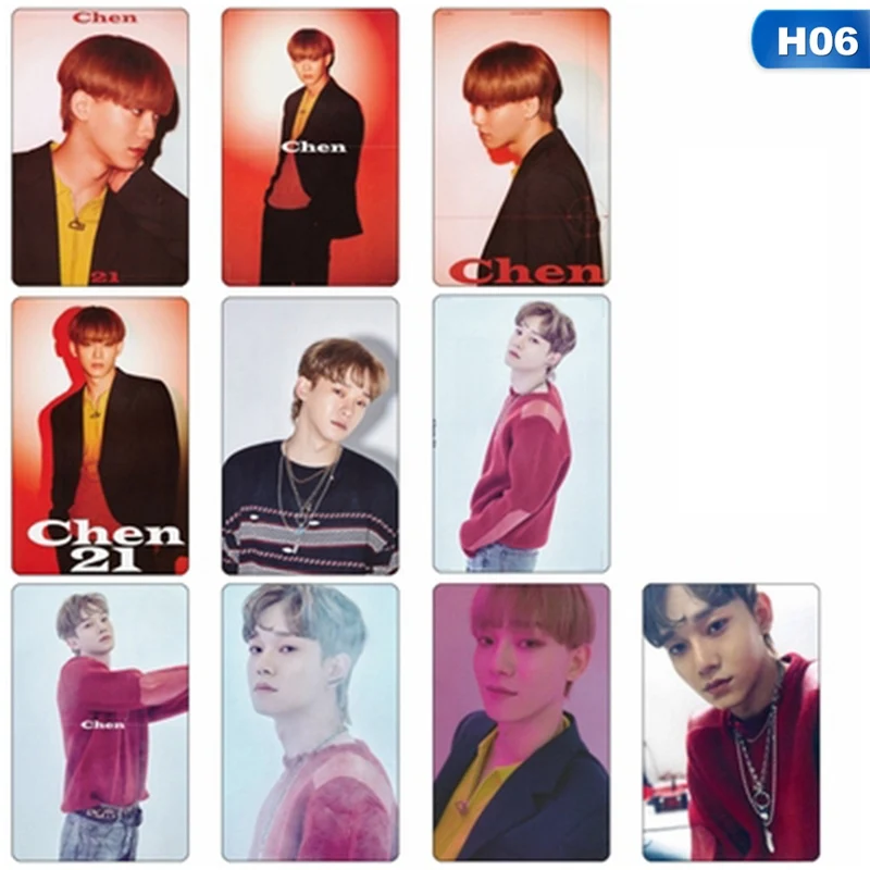 Альбом KPOP EXO любовь выстрел Self Made бумага ломо карты фото плакат в виде карты HD фотобумага игрушек, для подарка, для фанатов - Цвет: H06