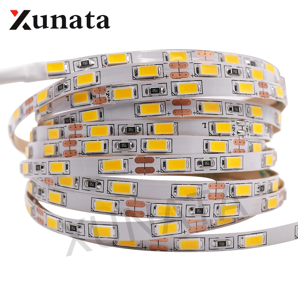 

5m/lot 60leds/m White/Warm White SMD 5730 Brighter Than 5630 FPC Mini Board Flexible Led Light Tape Ribbon Lamp Led strip