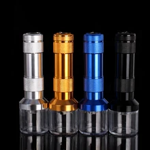 Creative flashlight Tobacco Spice electric grinder herb weed Smoke Crusher Muller Mill Pollinator Smoking Bong Accessories