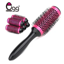 Алюминиевая круглая щетка набор керамическая щетка круглая расческа съемные волосы щетка 45 мм Укладка волос парикмахерский салон Стайлинг баррель завивка