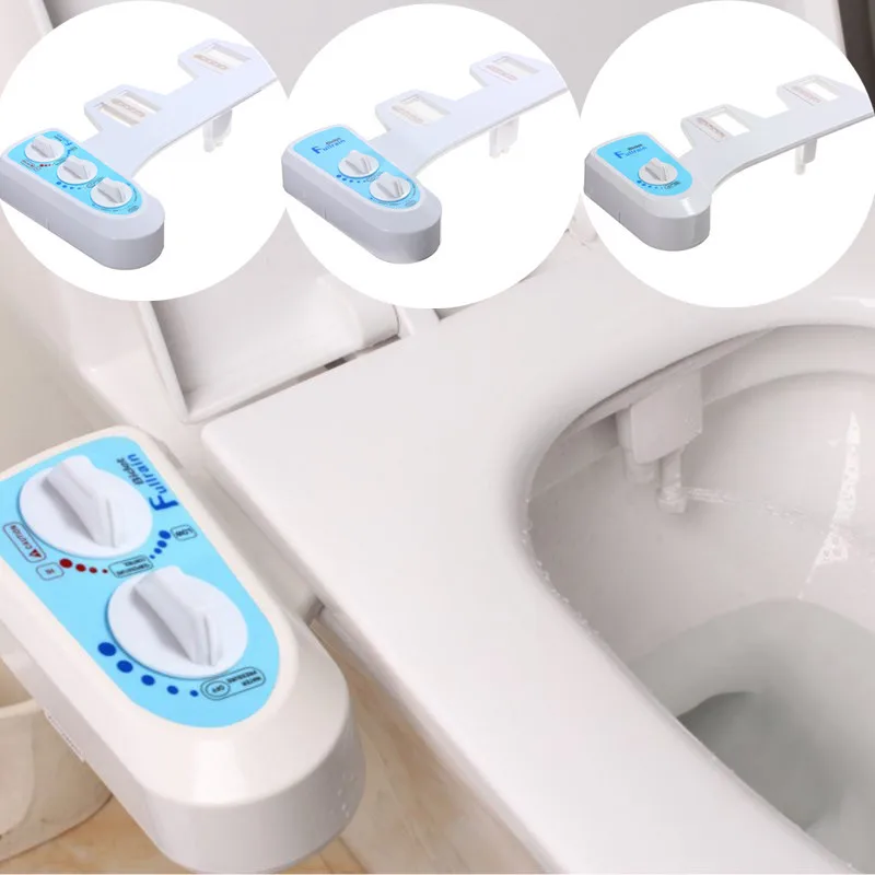 

Hot Cold Water Non-Electric Bathroom Toilet Seat Bidet Spray Nozzle Toilet Seat Gynecological Washing Guns