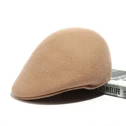 Женский милый Британский Австралийский шерстяная шляпа 100% шляпа Женская французская леди Кепка художника Boina Feminino шляпы для девочек