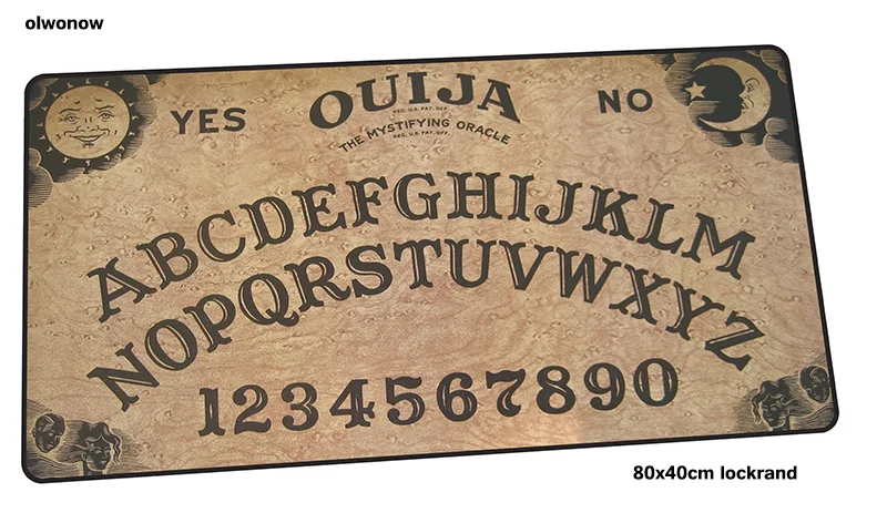 Ouija коврик для мыши 80x40 см самые дешевые коврики для мыши лучший игровой коврик для мыши геймер HD печать персонализированные коврики для мыши Клавиатура ПК коврик - Цвет: Size 800x400x2mm