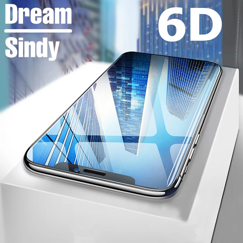 

6D Full Cover Edge Tempered Glass For iphone 7 6 6s 8 PLus X Screen Protector Film For iphone X 7 6 6s 8 PLus Protection Glass