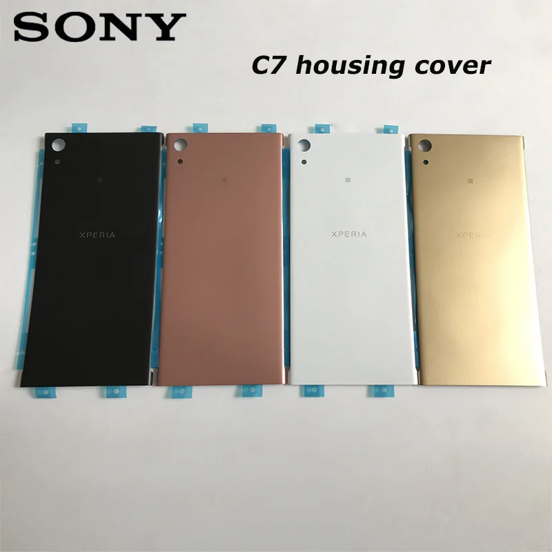 

Original Battery Cover for Sony Xperia XA1 Ultra C7 Back Power Housing Rear Door Case Plastic Replacement Parts With Logo